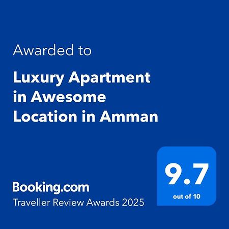 Luxury Apartment In Awesome Location In Amman Amã Exterior foto